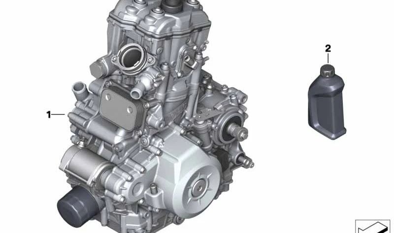 OEM 11008566397 MOTEUR POUR BMW Motorrad G 310 GS, G 310 R. BMW Motorrad d'origine.