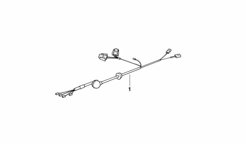 Hazlo para un repuesto de coche BMW similar a este ejemplo:  
Cableado de reparación portón trasero OEM 61128368011 para BMW E36. Original BMW.