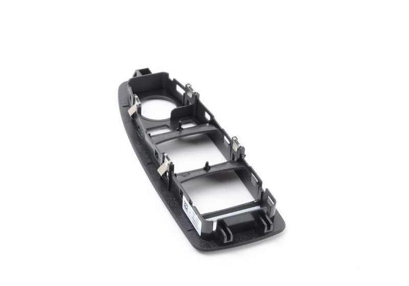 Marco para interruptor de elevalunas del conductor OEM 51417403896 para BMW Serie 1 (F20), Serie 2 (F22), Serie 3 (F30, F31, F34, F80) y Serie 4 (F36). Original BMW.