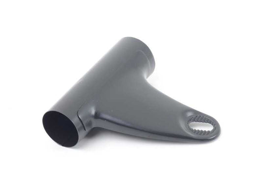 Soporte izquierdo negro para faro OEM 31421231014 para BMW Motorrad R50/5, R60/5, R75/5. Original BMW.