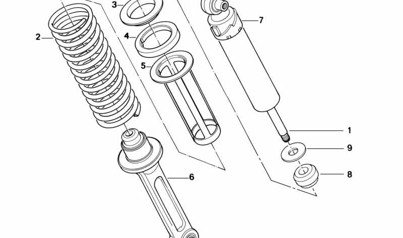 Plato de muelle para BMW (OEM 33531458359). Original BMW