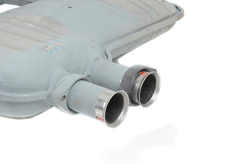 Sistema de escape trasero OEM 18101712903 para BMW E24. Original BMW.