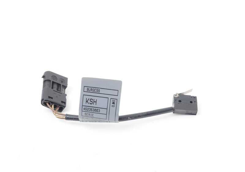 Microinterruptor cierre portón trasero OEM 61318355127 para BMW E34, E39. Original BMW.