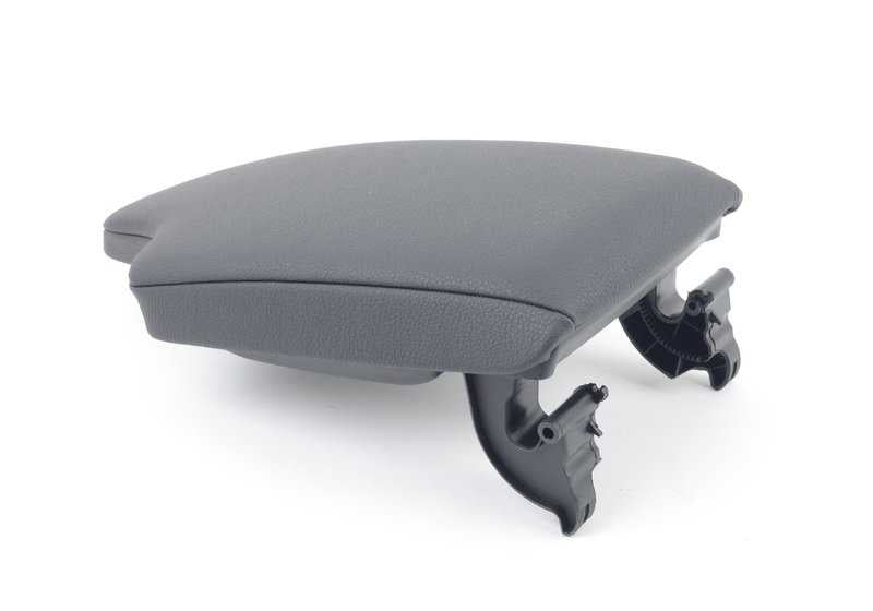 Reposabrazos central delantero en símil cuero negro OEM 51169235437 para BMW F30, F31, F32, F33, F34, F36. Original BMW.