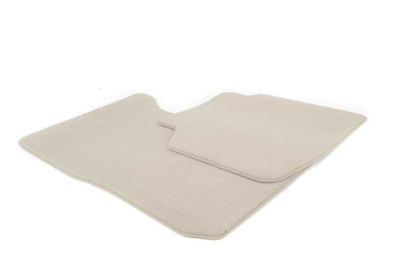 Carpets OEM 5147337688 pour la série BMW 7 F01 / F02 LCI (sans XDrive). Jeu avant et arrière. BMW d'origine.