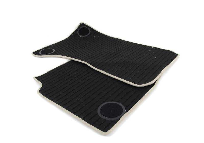 Carpets OEM 5147337688 pour la série BMW 7 F01 / F02 LCI (sans XDrive). Jeu avant et arrière. BMW d'origine.