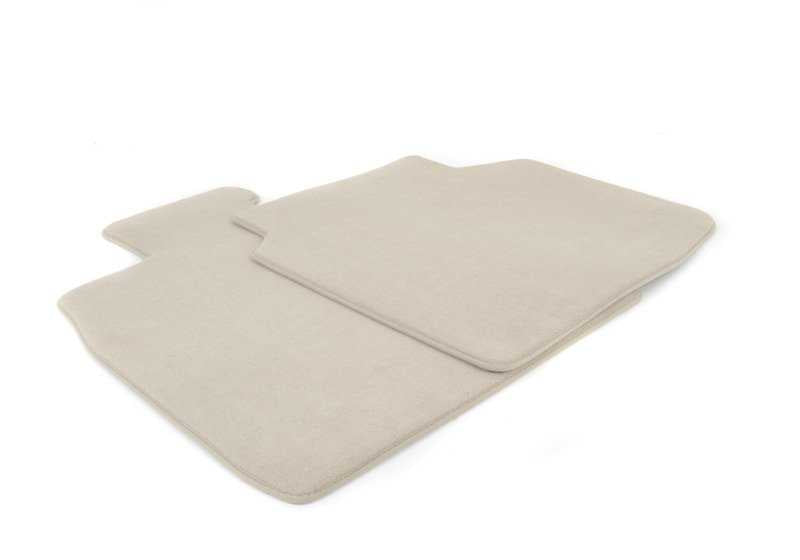 Carpets OEM 5147337688 pour la série BMW 7 F01 / F02 LCI (sans XDrive). Jeu avant et arrière. BMW d'origine.