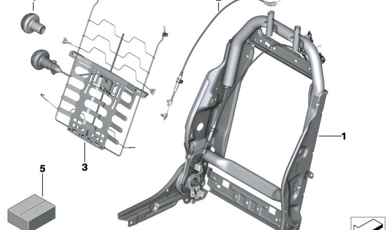 Juego de piezas de fijación OEM 52102759561 para MINI R55, R56, R57, R58, R59, R61. Compatibles con Clubman, Cabrio, Coupe, Roadster, Countryman. Original MINI.