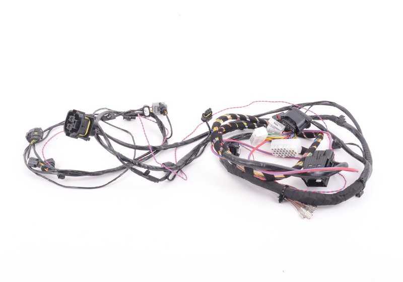 Cableado de reparación delantero derecho OEM 61129206220 para BMW E90, E91, E92, E93. Original BMW.