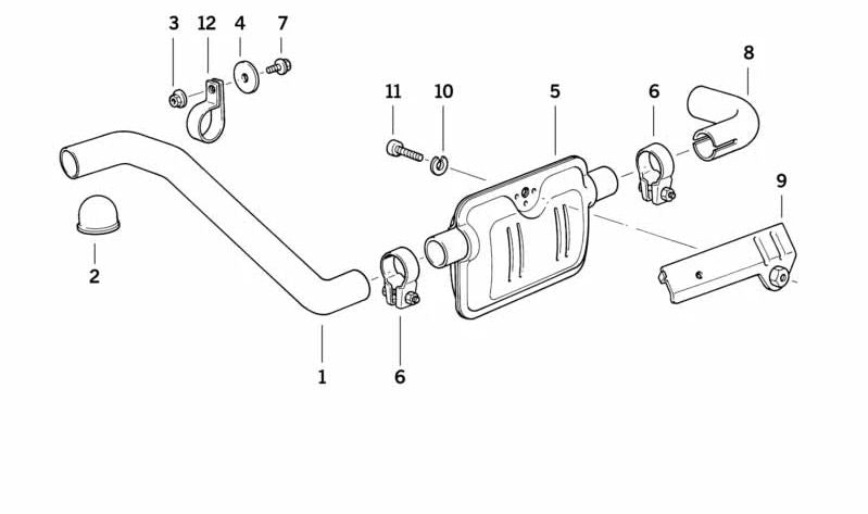 Tope de goma OEM 13717539903 para BMW E81, E82, E87, E88, E30, E36, E90, E91, E92, E93, E28, E34, E60, E61, E24, E63, E64, E23, E32, E65, E66, E31, E84, E83, E85, E86, E89. Original BMW.