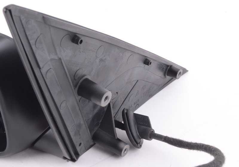 Retrovisor sin cristal calefactado izquierdo OEM 51167190637 para BMW Serie 7 E65, E66, E67. Original BMW.