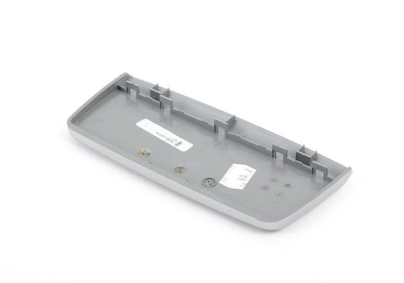 Tapa embellecedora satinada OEM 51169197244 para BMW E90, E91, E92, E93. Pieza interior original BMW.
