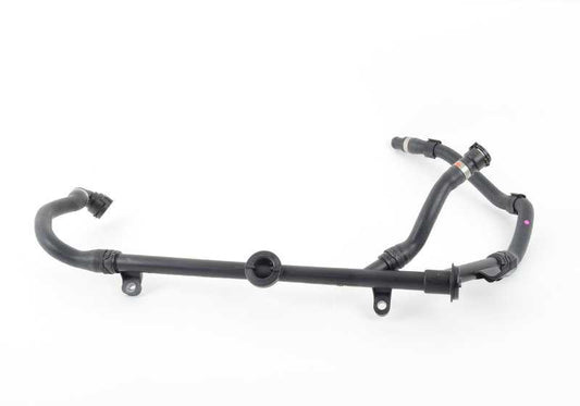 Tubo di refrigerante OEM 17127646152 per BMW X3 F25 e X4 F26 con motore N55. BMW originale.