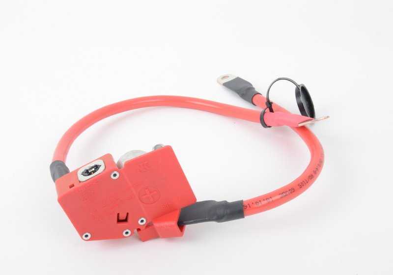Cable de batería positivo OEM 61126834543 para BMW F30, F30N, F31, F31N, F34, F34N, F35, F35N, F80, F80N, F32, F32N, F33, F33N, F36, F36N, F82, F82N, F83, F83N. BMW original.