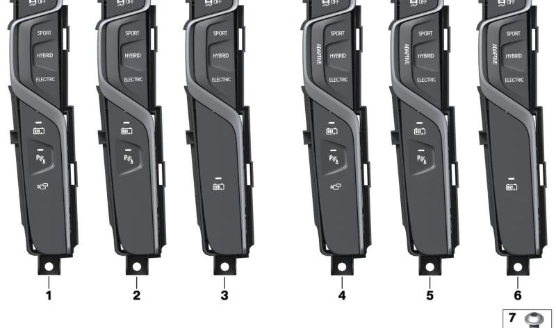 Unidad de control consola central OEM 61319460799 para BMW G30, G31, G32, G38, F90. Original BMW.