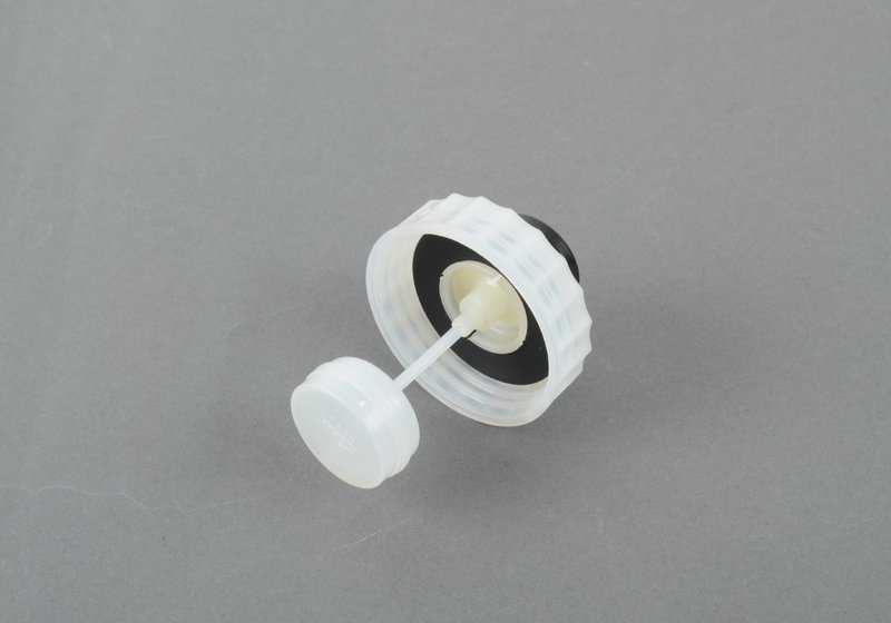 Tapón con sensor de nivel de freno OEM 34321161543 para BMW E30, E24, E32. Pieza original BMW.