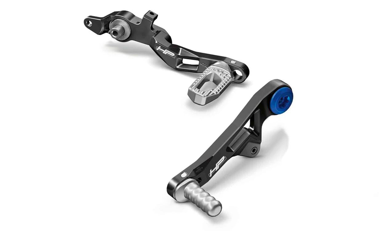Alavanca de pé HP ajustável OEM 77252462956 para motocicletas BMW R 1250 GS, R 1250 GS Adventure. Originais BMW Motorrad.