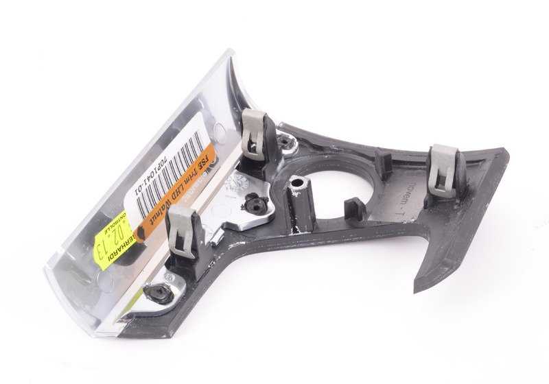 Moldura de salpicadero en nogal derecho OEM 51456956843 para BMW E70, E71, E72. Original BMW.
