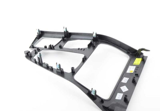 Central console molding in aluminum 51168050693 for BMW F10 and F11. Original BMW.