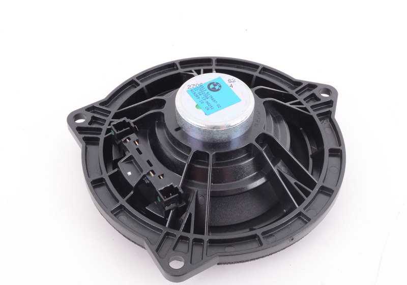 Altavoz central HiFi OEM 65139175697 para BMW F10, F10N, F11, F11N, F18, F18N, F12, F12N, F13, F13N. Repuesto original BMW. Ideal para sistema de sonido HiFi, puerta delantera o panel lateral.