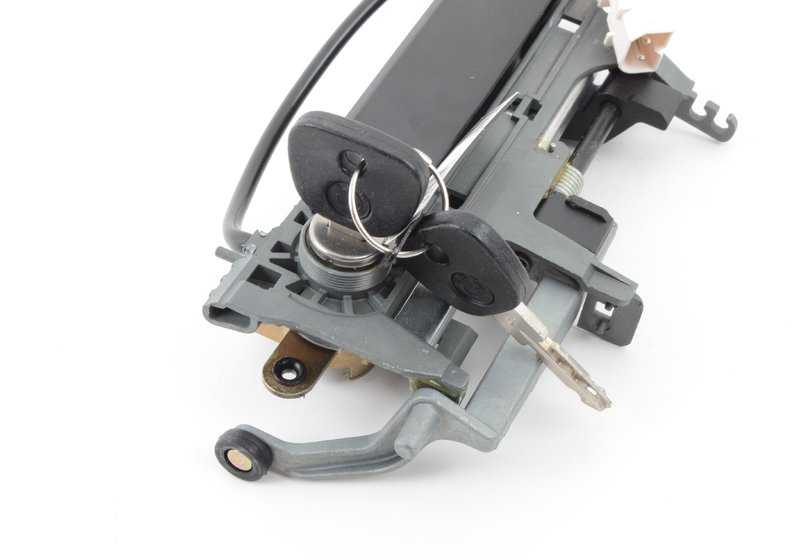 Cerradura con llave izquierda OEM 51218199751 para BMW E34. Original BMW.