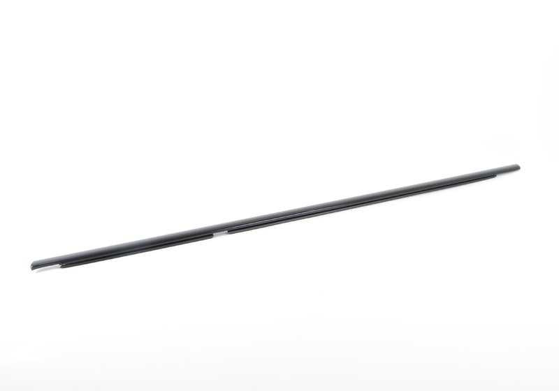 Embellecedor exterior puerta trasera izquierda OEM 51357185239 para BMW F02, F04. Original BMW.
