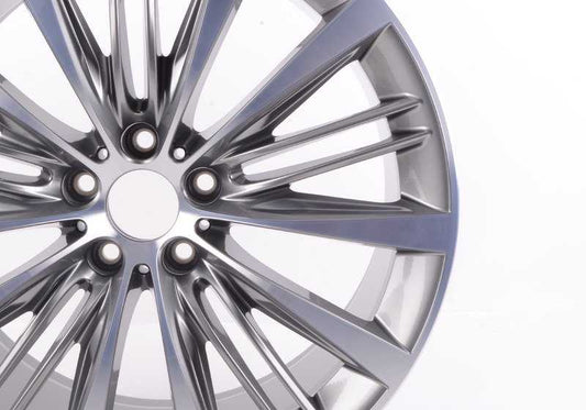 Rodas de liga V-Spoke 463 OEM 36116854557 para BMW F07, F07N, F01, F01N, F02, F02N, F04. Acabamento Bicolor (Ferricgreg/GlanzDedReht). BMW original.