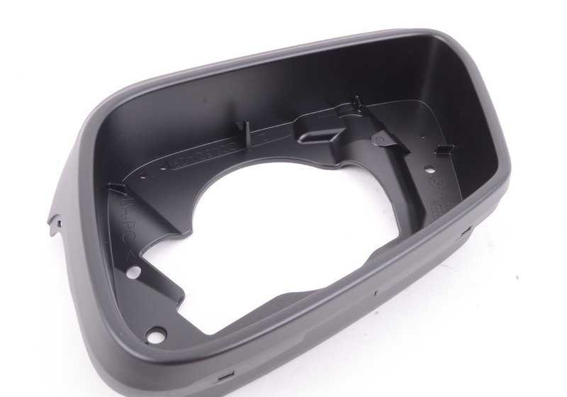 Soporte izquierdo espejo retrovisor OEM 51167266027 para BMW E60, E61, F10, F11, E63, E64, F12, F13, F01, F02, F04. Original BMW.