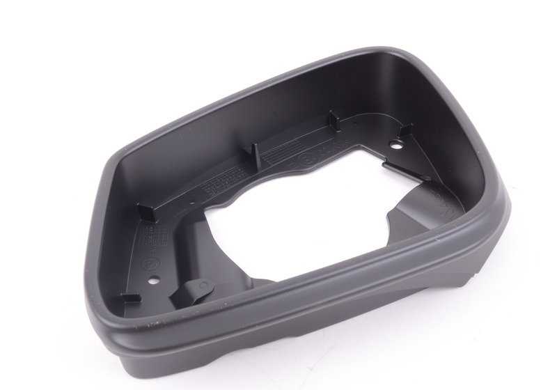 Soporte izquierdo espejo retrovisor OEM 51167266027 para BMW E60, E61, F10, F11, E63, E64, F12, F13, F01, F02, F04. Original BMW.