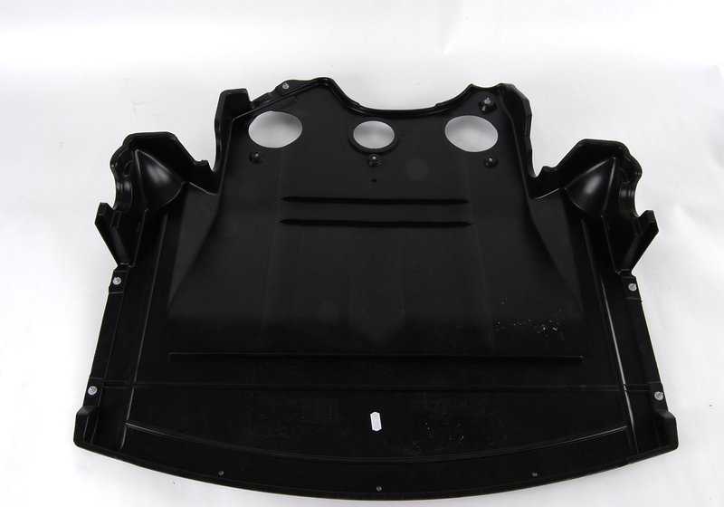 Cubierta aislante motor OEM 51718242567 para BMW E46 316i y 318Ci (todos los modelos compatibles). Protege el compartimento del motor. Pieza original BMW.