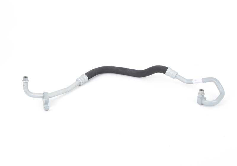 Tubo de retorno del radiador de aceite OEM 17227516944 para BMW E65 y E66 (760i, 760Li). Original BMW.