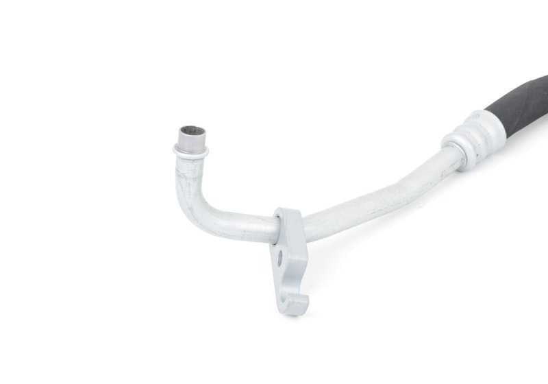 Tubo de retorno del radiador de aceite OEM 17227516944 para BMW E65 y E66 (760i, 760Li). Original BMW.