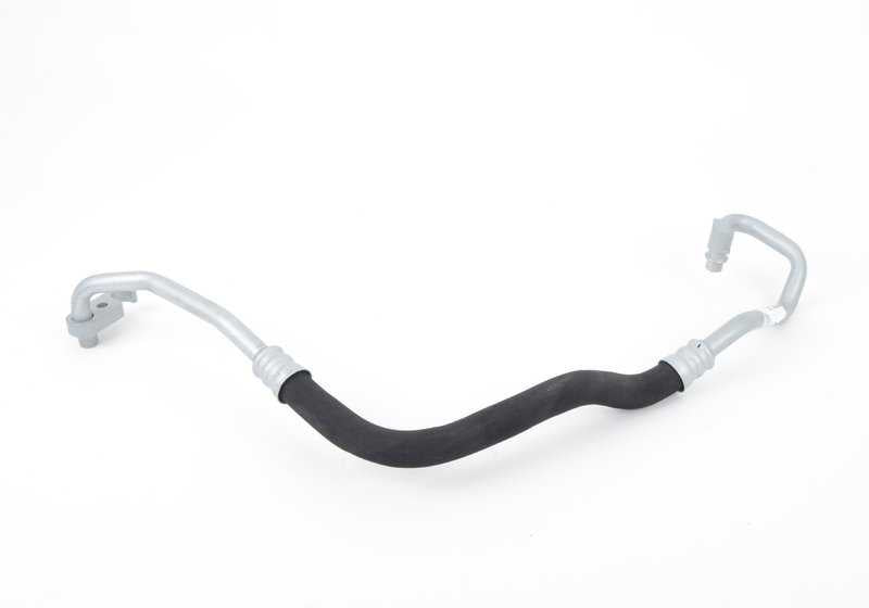 Tubo de retorno del radiador de aceite OEM 17227516944 para BMW E65 y E66 (760i, 760Li). Original BMW.