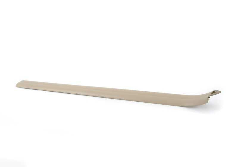 Embellecedor entrada puerta izquierda color beige OEM 51476952917 para BMW E92, E92N, E93, E93N. Original BMW.