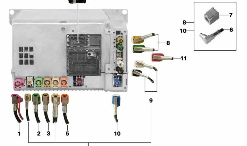 Reparaturmodul Basic Haupteinheit für BMW F16, F86 (OEM 61119321621). Original BMW