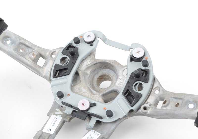 Sports Welling M Performance OEM 32302344149 pour BMW F15 et F16. Tapisserie Voltanta avec des détails en carbone et une marque rouge centrale. Améliorez l'adhérence et ajoutez le style de course. BMW d'origine.