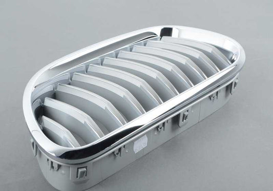 Rejilla embellecedora delantera izquierda OEM 51137212851 para BMW F06, F12, F12N, F13. Pieza exterior original BMW.