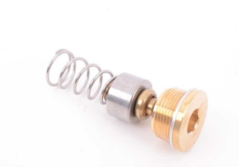 Válvula reguladora de presión del aceite OEM 11427585703 para BMW F07, F10, F11, F06, F12, F13, F01, F02, F04, G12, E70, F15, F85, E71, E72, F16, F86. Original BMW.