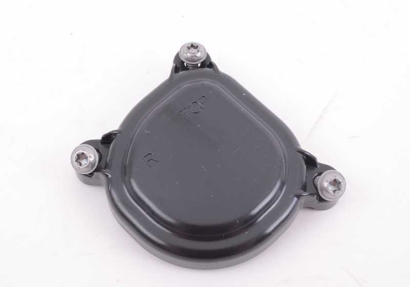 Tampa do ajustador de alcance do farol direito para BMW F07, F07N, F10, F11, F18 (OEM 63127262838). BMW originais.