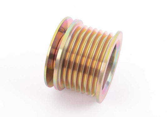 Polea de alternador OEM 12311407707 para BMW E39, E52, Z8. Repuesto original BMW.