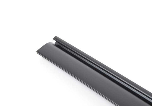 Black left roof trim strip OEM 51137230373 for BMW X5 E70, X5 E70 LCI. Genuine BMW.