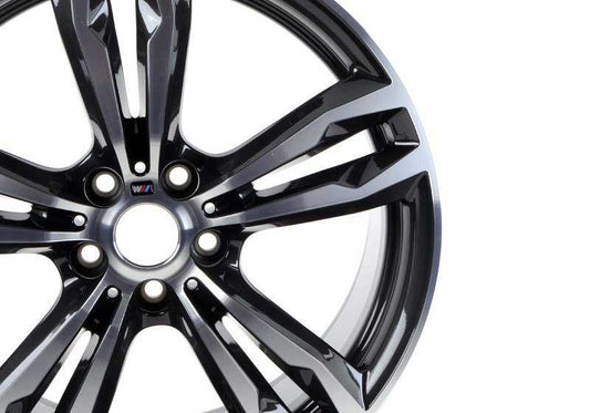 Llanta de aluminio M doble radio 572 19" Orbitgrey OEM 36107849120 para BMW F48, F39. Compatible con modelos X1 y X2 (sDrive y xDrive). Original BMW.