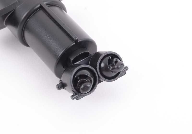 Boquilla izquierda limpiaparabrisas OEM 61673416467 para BMW X3 E83 (todos los modelos: 1.8d, 2.0d, 2.0i, 2.0sd). Original BMW.