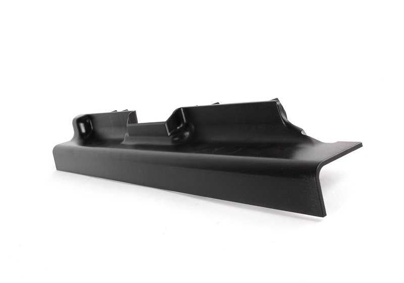 Tapa embellecedora izquierda de la guía del asiento OEM 52107118501 para BMW E81, E82, E87, E88, E90, E91, E92, E84, F25, F26. Original BMW.