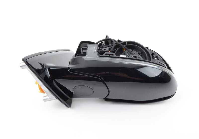 Retrovisor exterior izquierdo sin cristal con calefacción Shadow Line OEM 51167364001 para BMW F15 X5 (todos los modelos: sDrive25d, sDrive35i, xDrive25d, xDrive28i, xDrive30d). Original BMW.