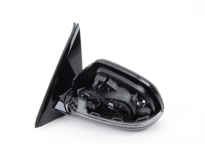 Retrovisor exterior izquierdo sin cristal con calefacción Shadow Line OEM 51167364001 para BMW F15 X5 (todos los modelos: sDrive25d, sDrive35i, xDrive25d, xDrive28i, xDrive30d). Original BMW.