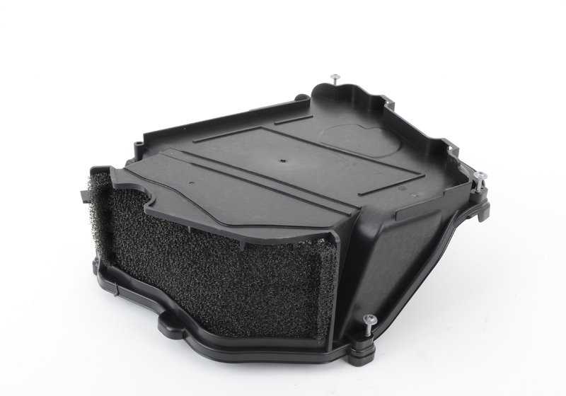 Tapa de carcasa con prefiltro OEM 64116987597 para BMW F01, F01N, F02, F02N, F04. Original BMW.
