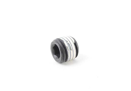 OEM closing screw 11127806343 for BMW E87, E46, E90, E91, E92, E93, E39, E60, E61, E63, E64, E38, E65, E66, E83, E53, E70, E71. Original BMW.
