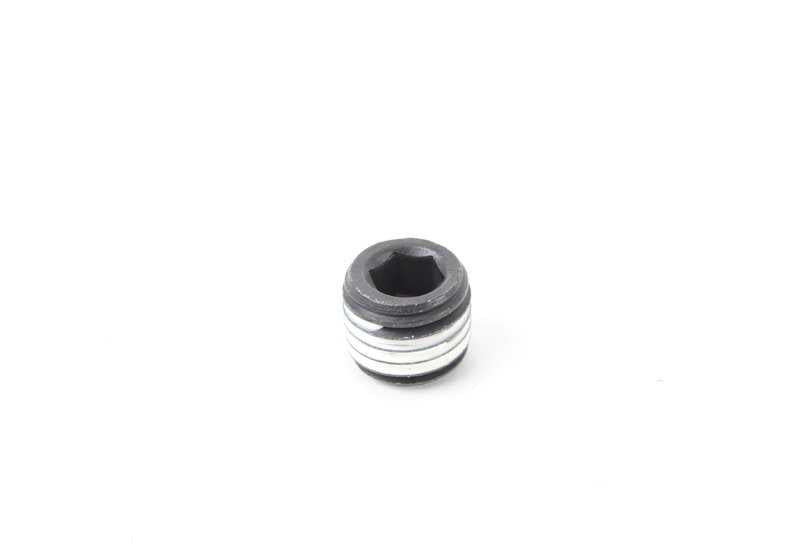 Tornillo de cierre OEM 11127806343 para BMW E87, E46, E90, E91, E92, E93, E39, E60, E61, E63, E64, E38, E65, E66, E83, E53, E70, E71. Original BMW.