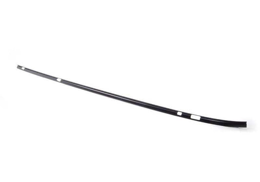Listón de adorno techo izquierdo negro OEM 51137230375 para BMW X5 E70, E70 LCI (2006–2013). Original BMW.
